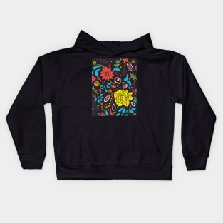 FANCY Flower Painting Kids Hoodie